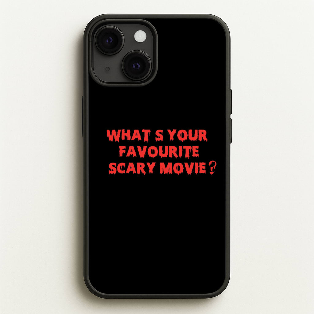 What's Your Favourite Scary Movie - Scream - Scream Phone Case for iPhone 13