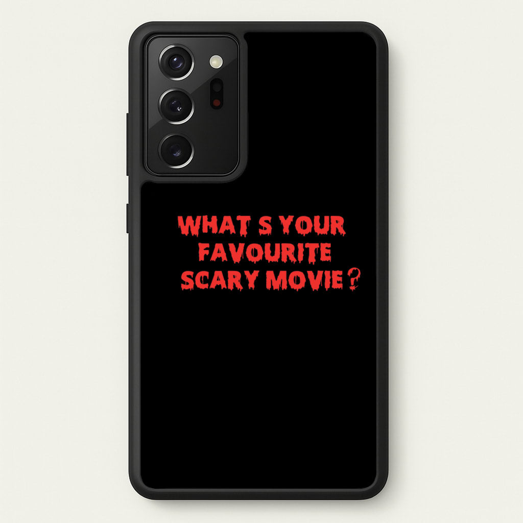 What's Your Favourite Scary Movie - Scream - Scream Phone Case for Galaxy Note 20 Ultra