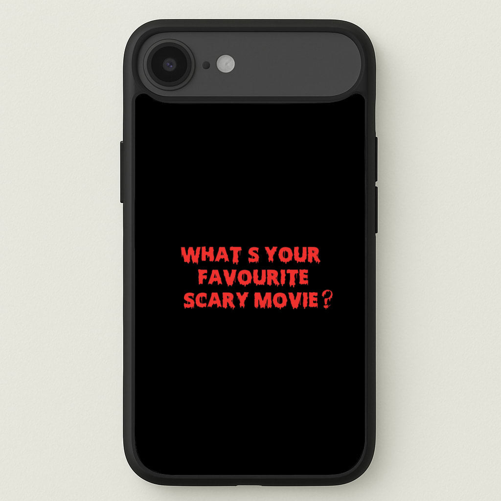 What's Your Favourite Scary Movie - Halloween Phone Case for iPhone 17 Air