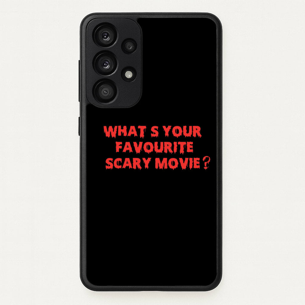 What's Your Favourite Scary Movie - Scream - Scream Phone Case for Galaxy A53