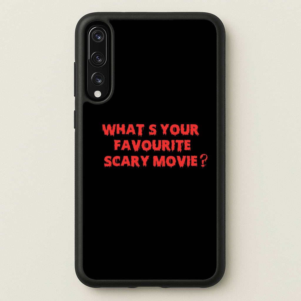 What's Your Favourite Scary Movie - Scream - Scream Phone Case for Huawei P20 Pro