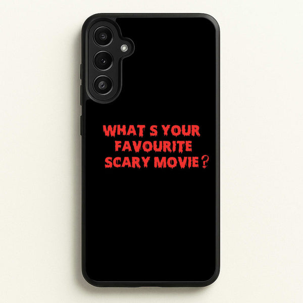 What's Your Favourite Scary Movie - Scream - Scream Phone Case for Galaxy A34