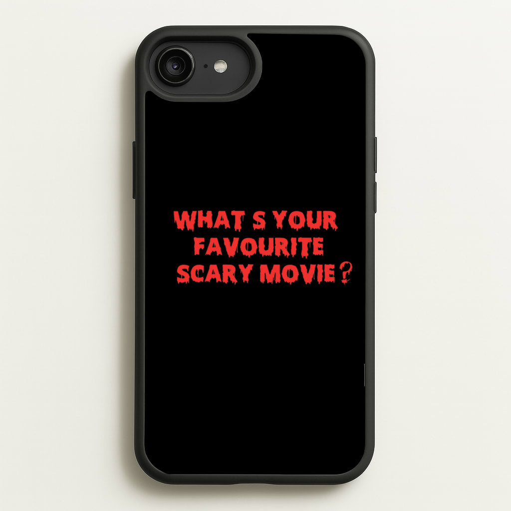 What's Your Favourite Scary Movie - Halloween - Scream Phone Case for iPhone 6 Plus / 7 Plus / 8 Plus