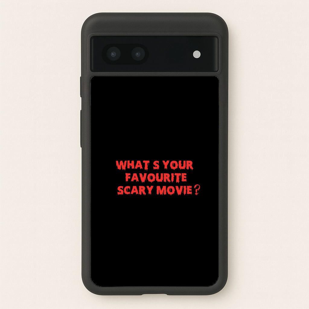 What's Your Favourite Scary Movie - Scream - Scream Phone Case for Google Pixel 7a