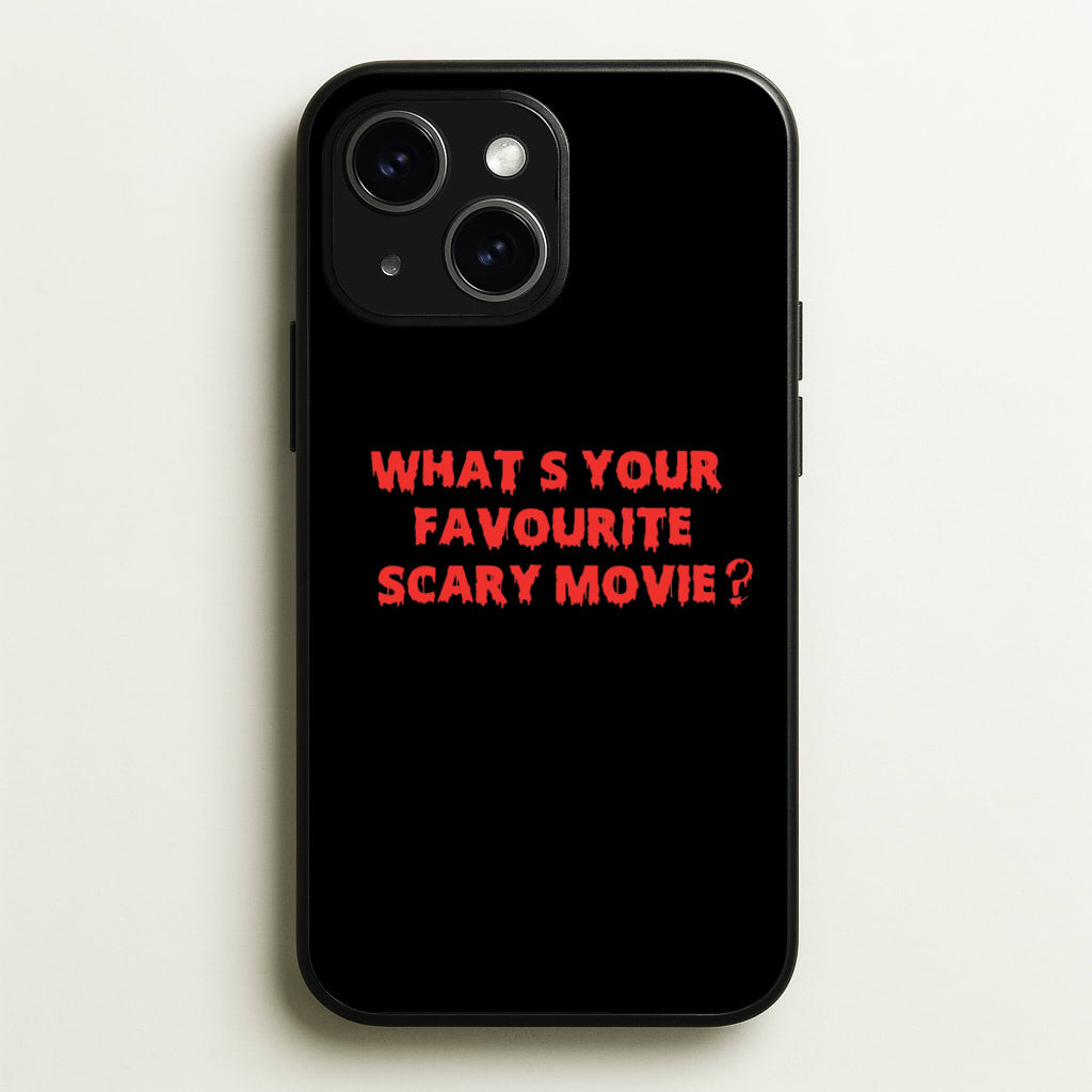 What's Your Favourite Scary Movie - Halloween - Scream Phone Case for iPhone 14