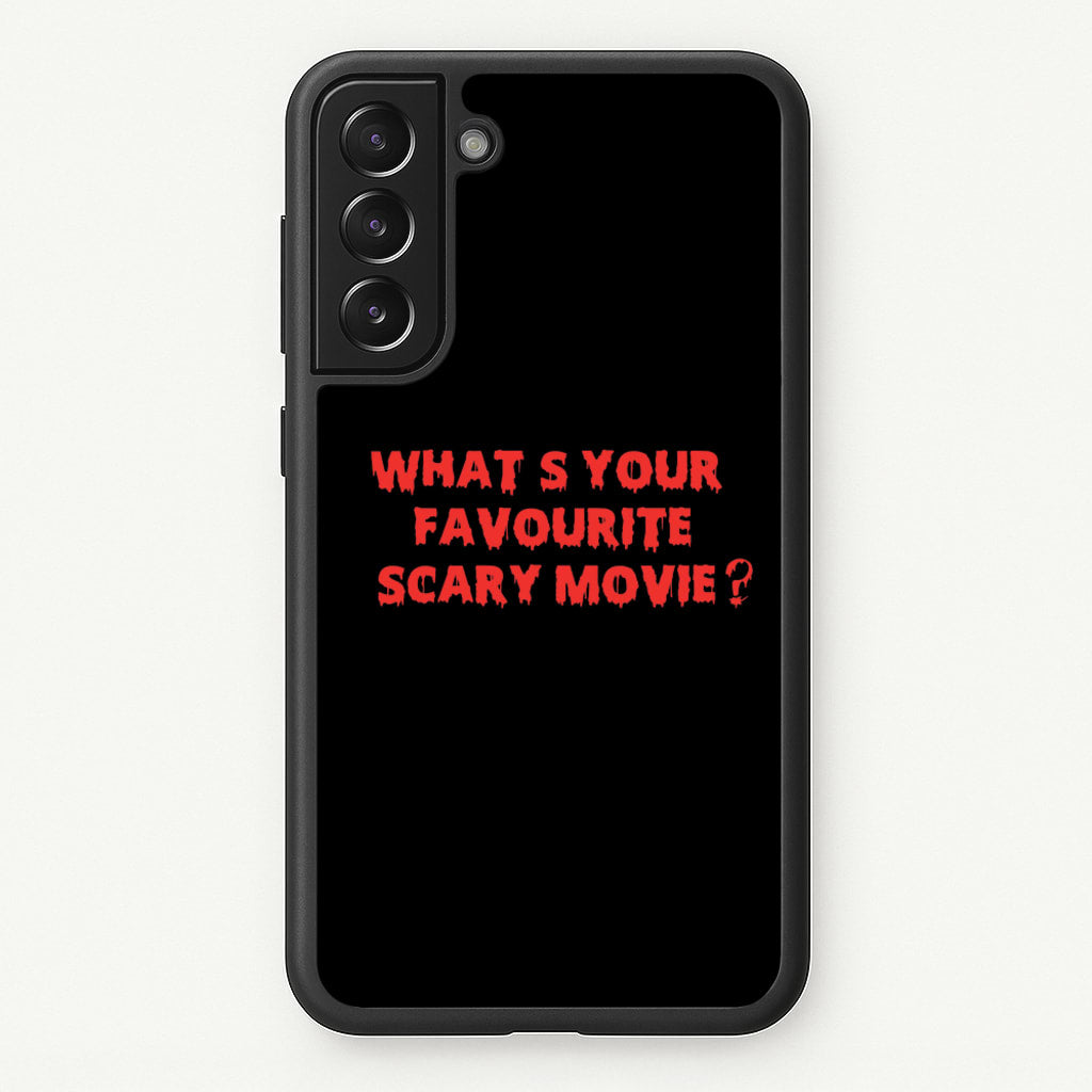 What's Your Favourite Scary Movie - Scream - Scream Phone Case for Galaxy S22
