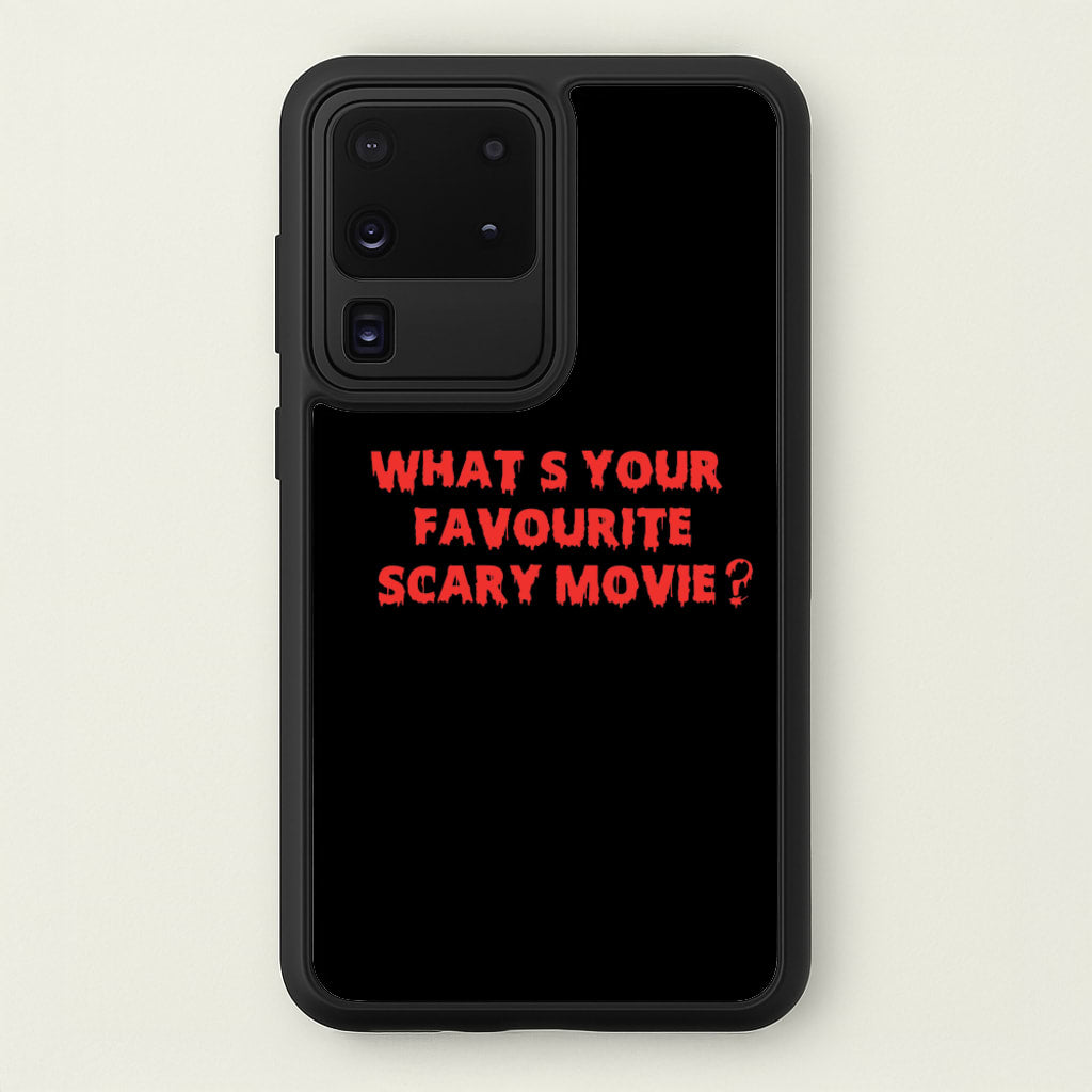 What's Your Favourite Scary Movie - Halloween - Scream Phone Case for Galaxy S20 Ultra