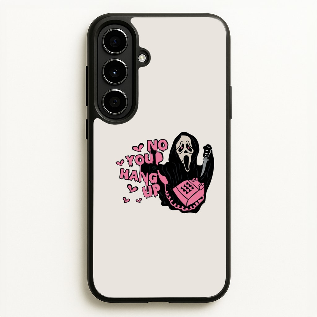 No You Hang Up - Halloween - Scream Phone Case for Galaxy A56