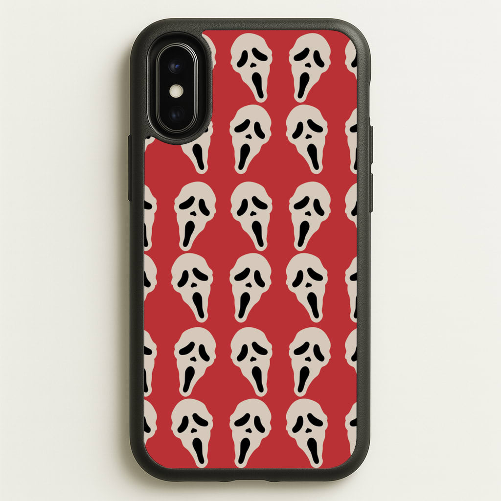 Collage - Halloween - Scream Phone Case for iPhone X / XS