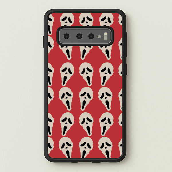 Collage - Halloween - Scream Phone Case for Galaxy S10