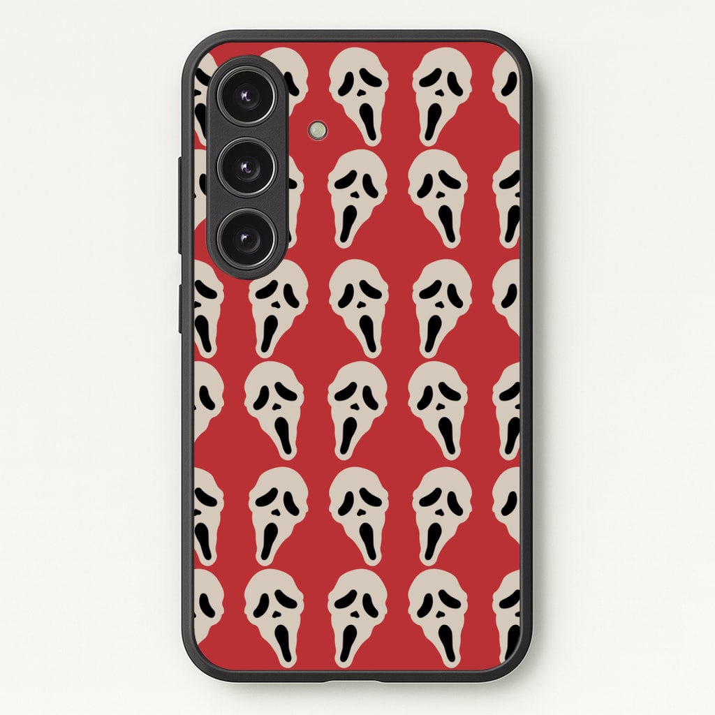 Collage - Halloween - Scream Phone Case for Galaxy S25