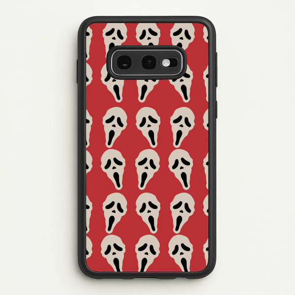 Collage - Halloween - Scream Phone Case for Galaxy S10e