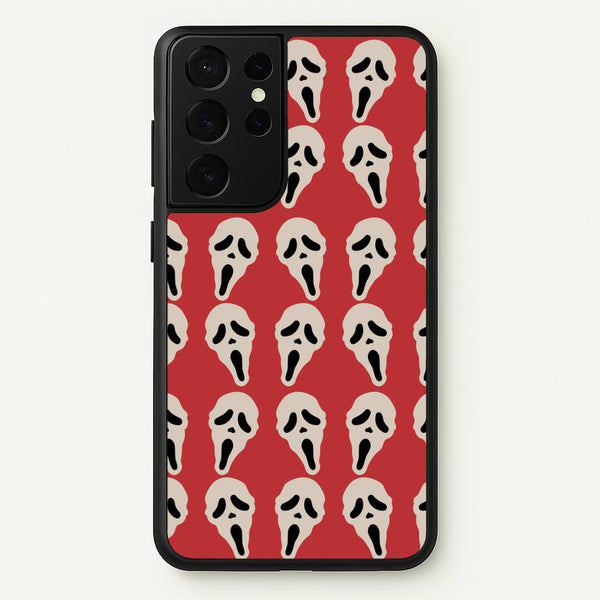 Collage - Halloween - Scream Phone Case for Galaxy S21 Ultra