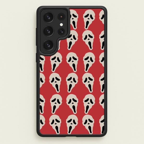 Collage - Halloween - Scream Phone Case for Galaxy S22 Ultra