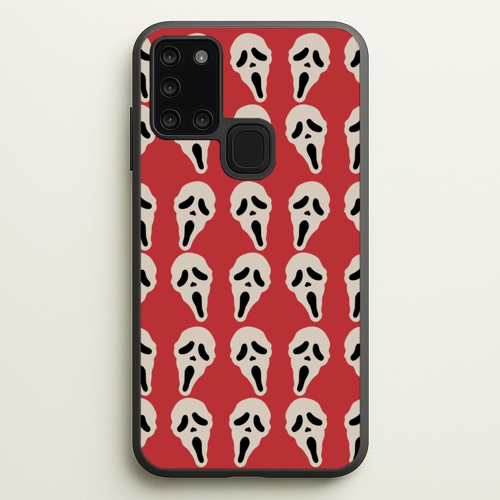 Collage - Halloween - Scream Phone Case for Galaxy A21s