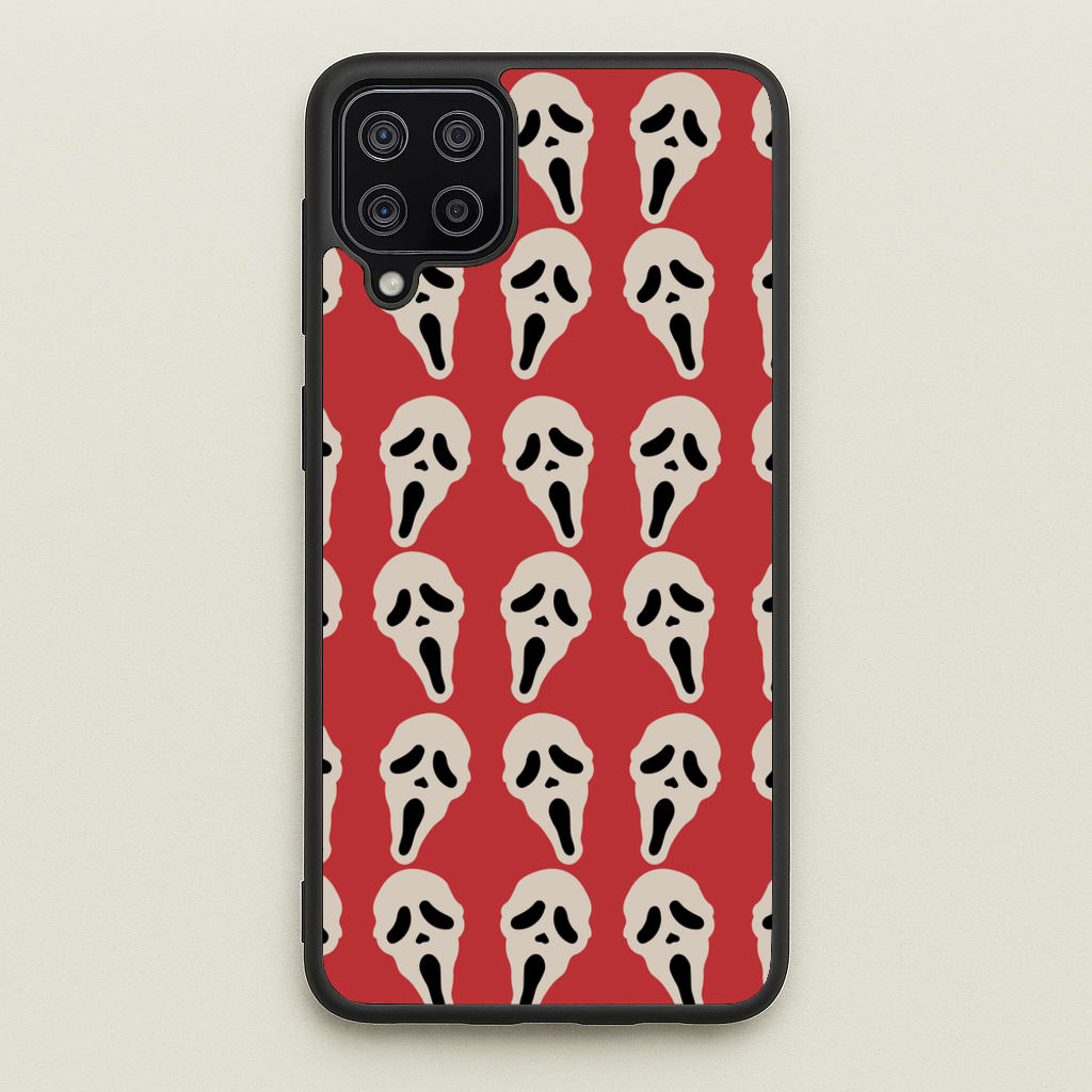 Collage - Halloween - Scream Phone Case for Galaxy A12