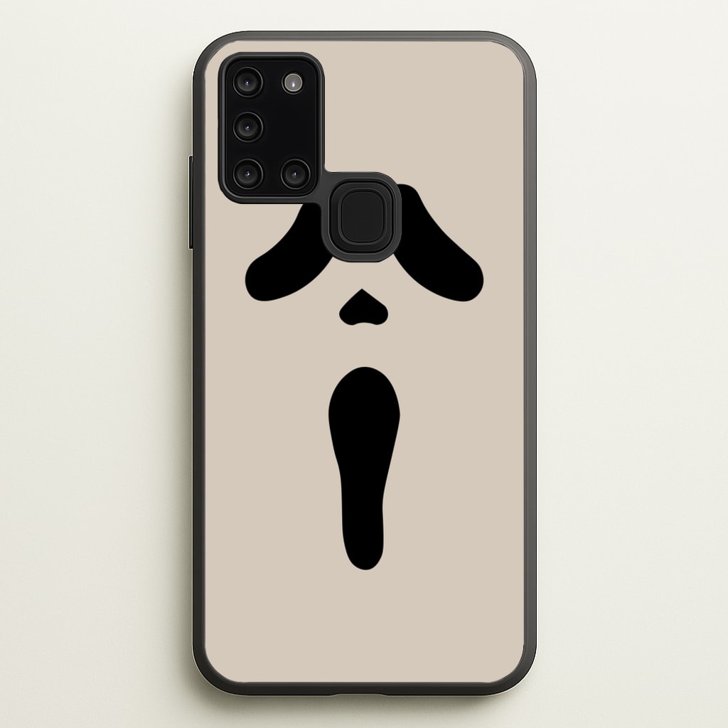Scream Face - Scream Phone Case for Galaxy A21s
