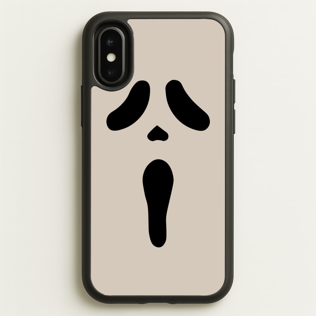 Scream Face - Scream Phone Case for iPhone X / XS