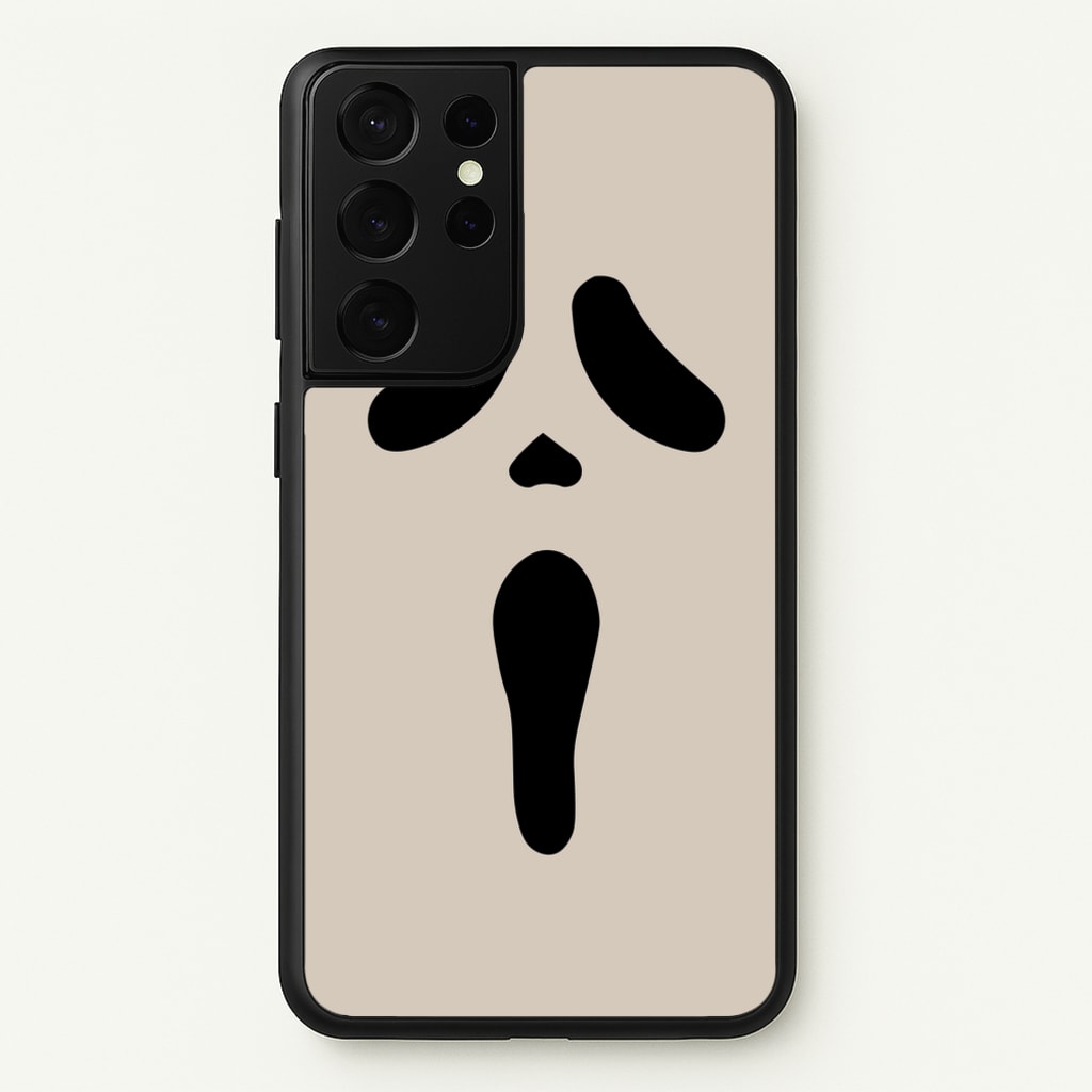Scream Face - Scream Phone Case for Galaxy S21 Ultra