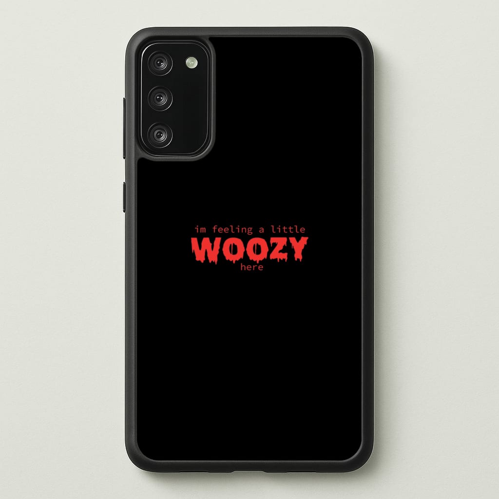 Im Feeling A Little Woozy Here - Halloween - Scream Phone Case for Galaxy A41