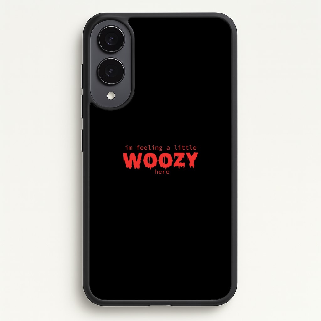 Im Feeling A Little Woozy Here - Halloween - Scream Phone Case for Galaxy S25 Edge