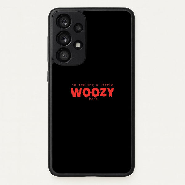 Im Feeling A Little Woozy Here - Halloween - Scream Phone Case for Galaxy A33