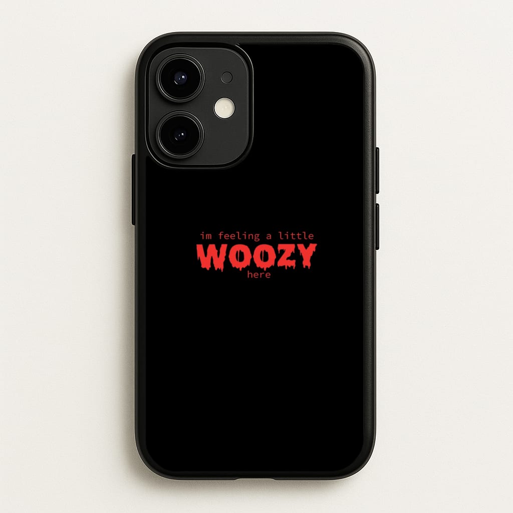 Im Feeling A Little Woozy Here - Halloween - Scream Phone Case for iPhone 12 / 12 Pro