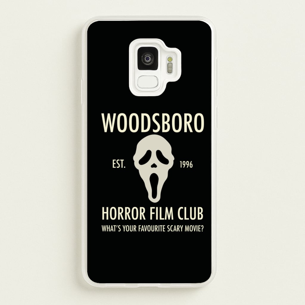 Woodsboro Horror Film Club - Scream - Scream Phone Case for Galaxy S9