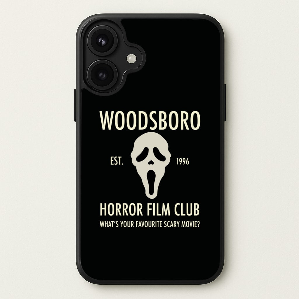 Woodsboro Horror Film Club - Scream Phone Case for iPhone 17