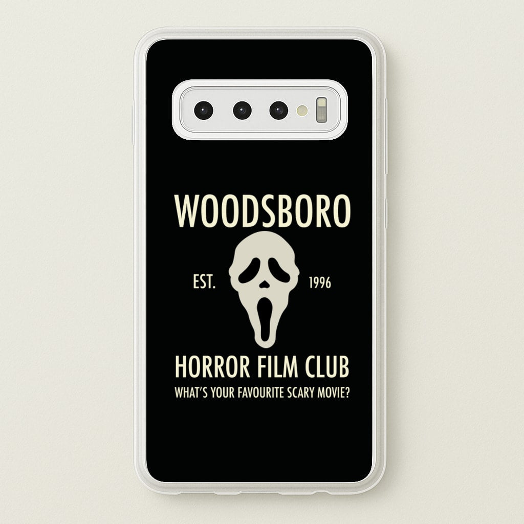 Woodsboro Horror Film Club - Scream - Scream Phone Case for Galaxy S10