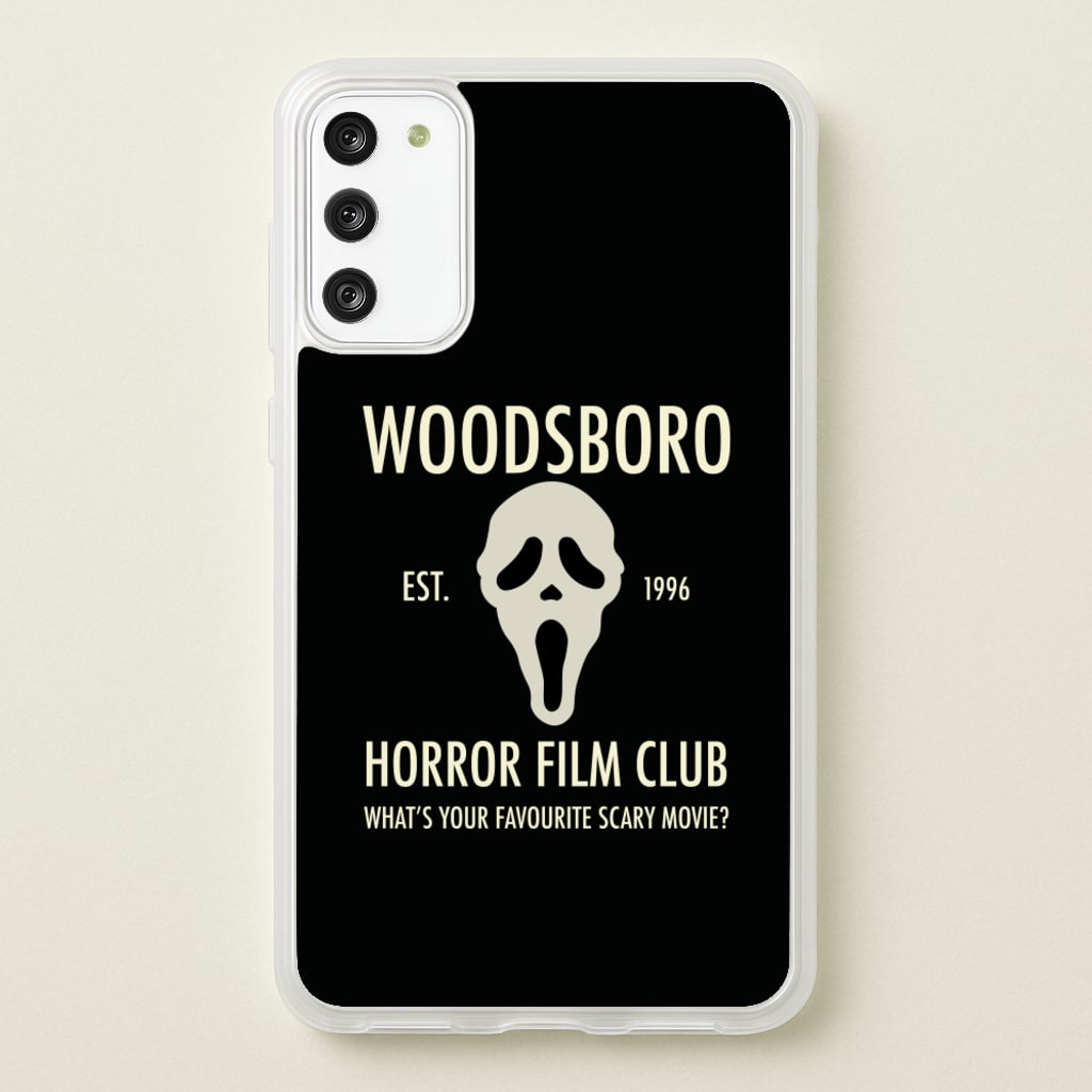 Woodsboro Horror Film Club - Scream - Scream Phone Case for Galaxy S20