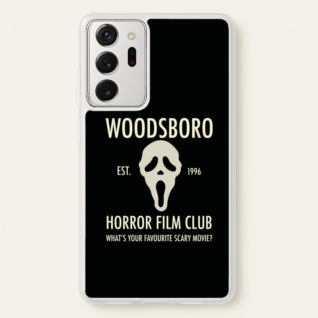 Woodsboro Horror Film Club - Scream - Scream Phone Case for Galaxy Note 20 Ultra