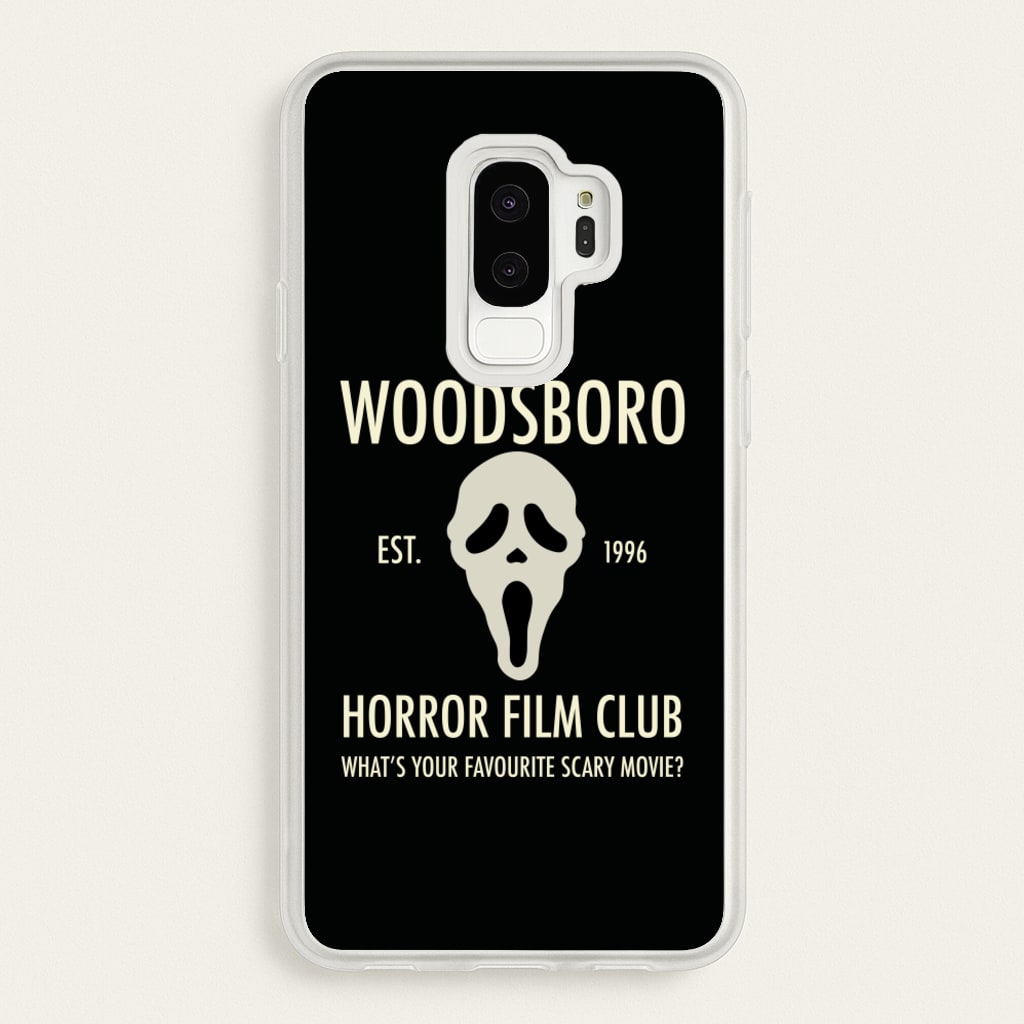 Woodsboro Horror Film Club - Scream - Scream Phone Case for Galaxy S9 Plus