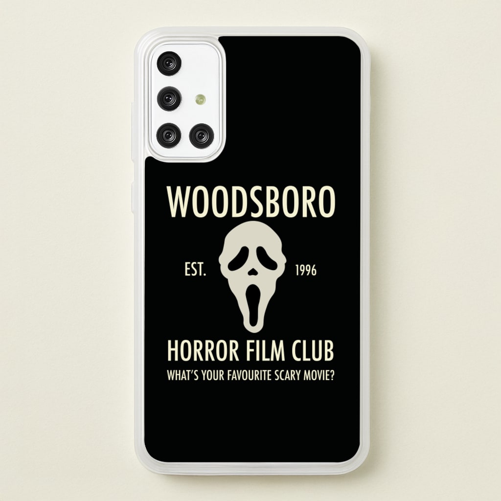 Woodsboro Horror Film Club - Scream - Scream Phone Case for Galaxy A71