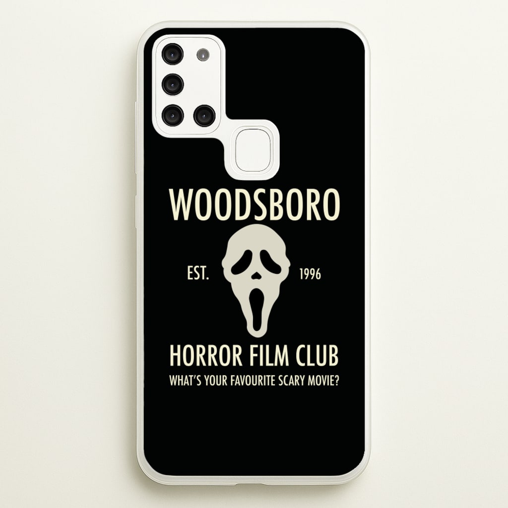 Woodsboro Horror Film Club - Scream - Scream Phone Case for Galaxy A21s