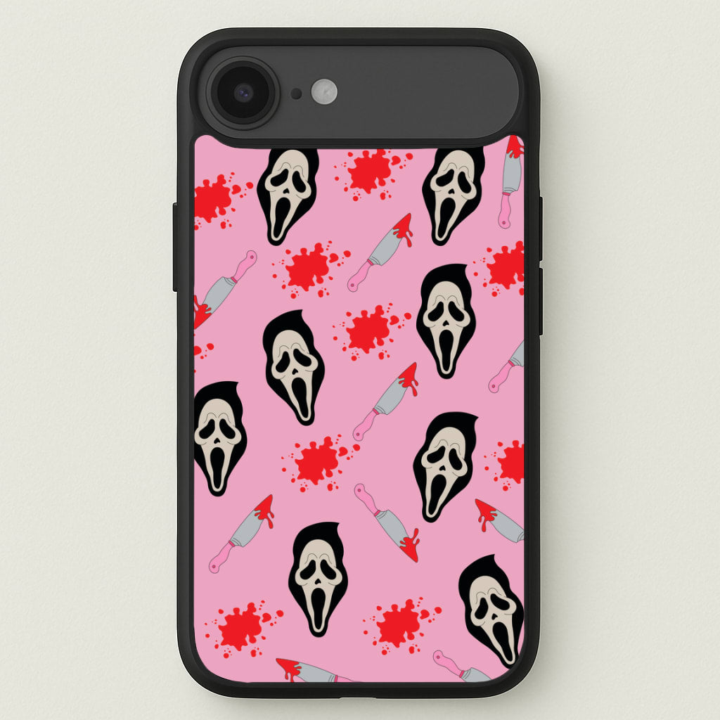 Pink Ghostface Pattern - Scream Phone Case for iPhone 17 Air