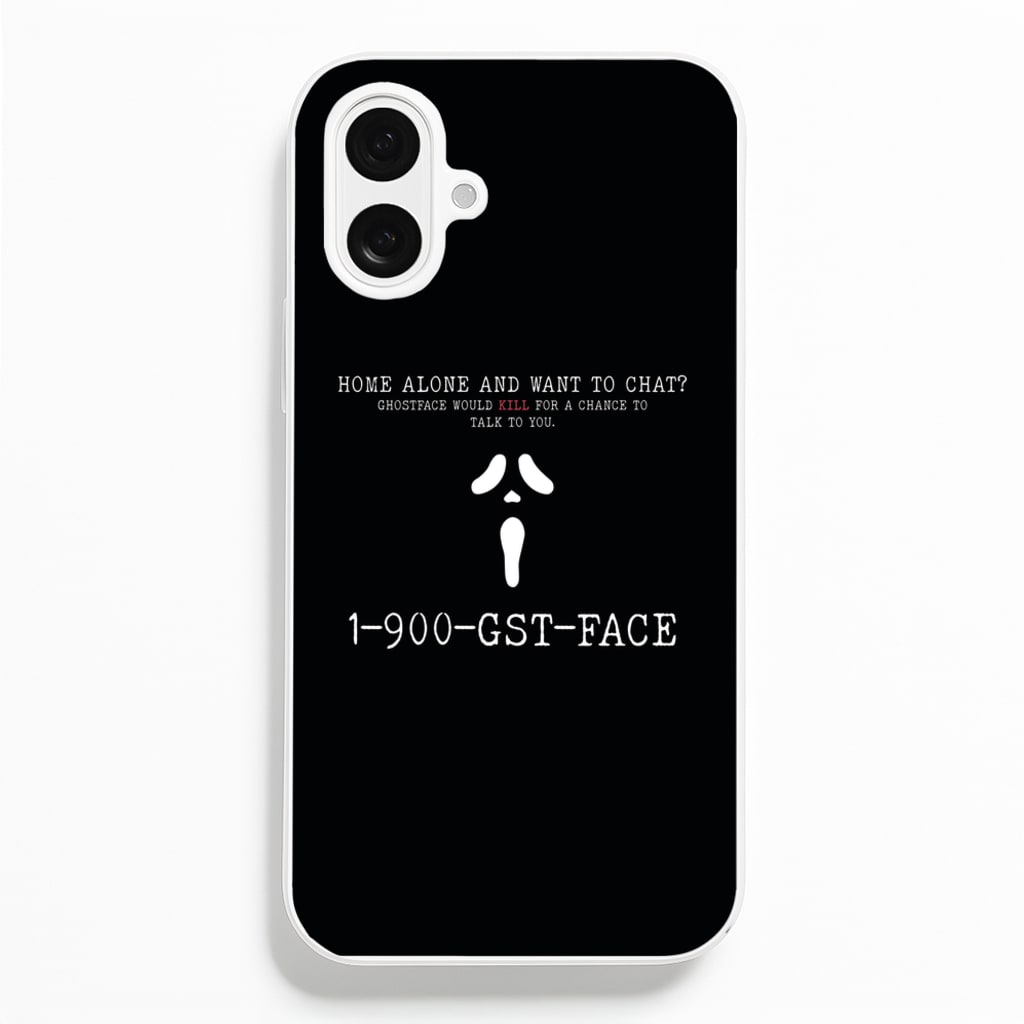 1-800-GST-FACE - Scream - Scream Phone Case for iPhone 16 Plus