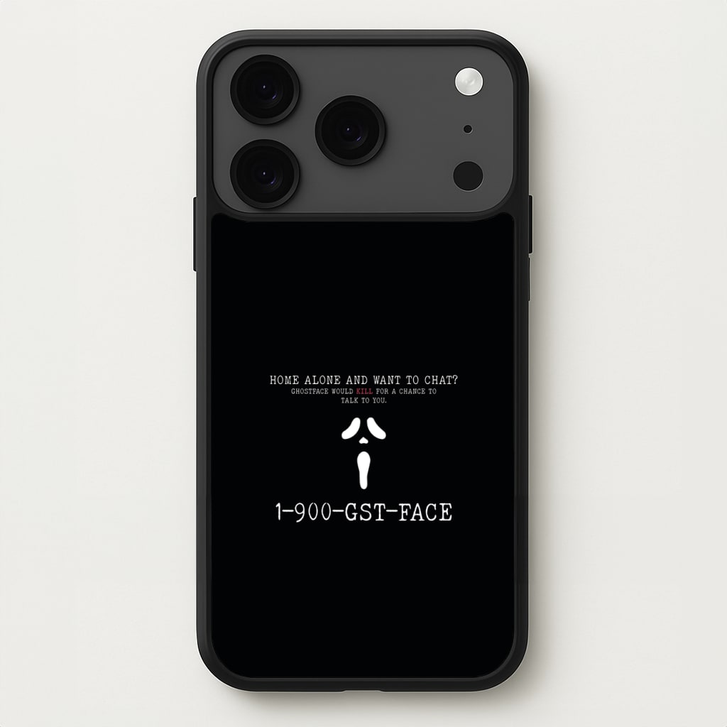 1-800-GST-FACE - Scream Phone Case for iPhone 17 Pro Max