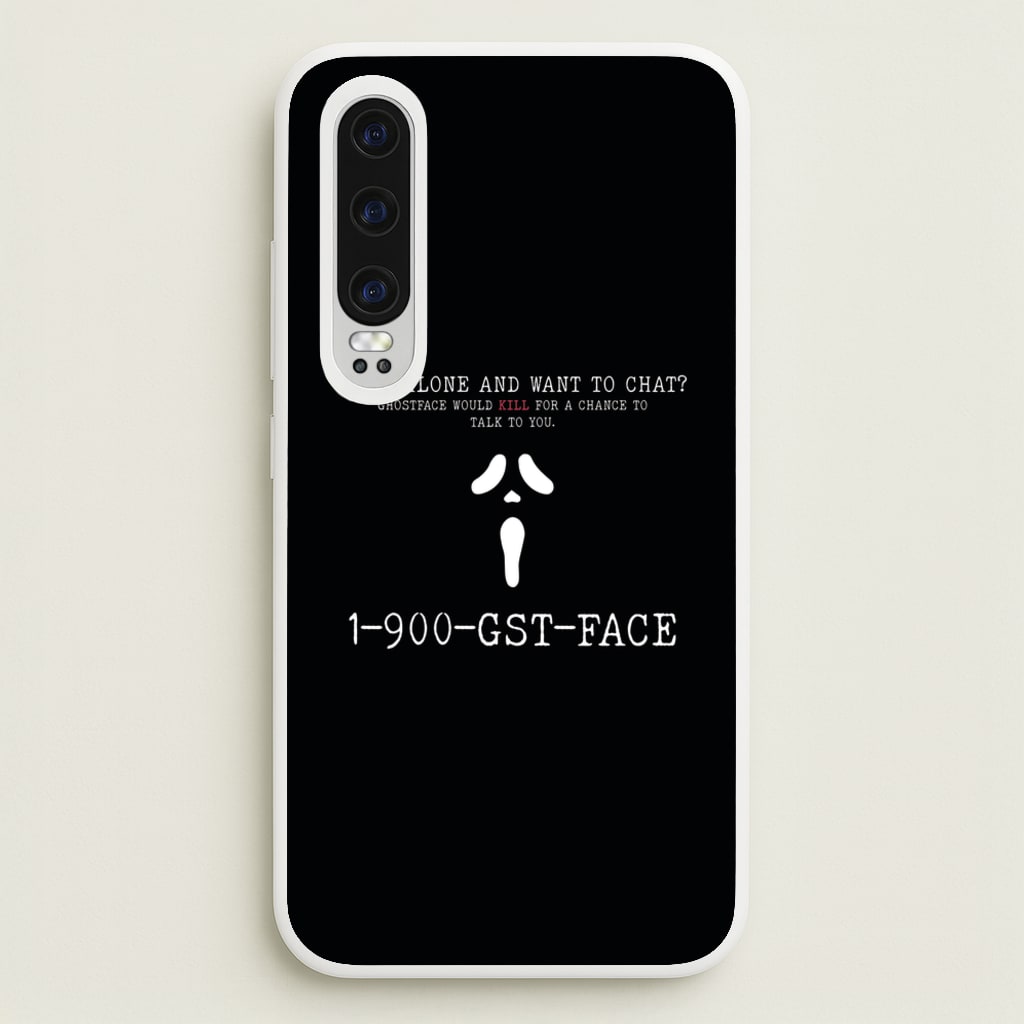1-800-GST-FACE - Scream - Scream Phone Case for Huawei P30