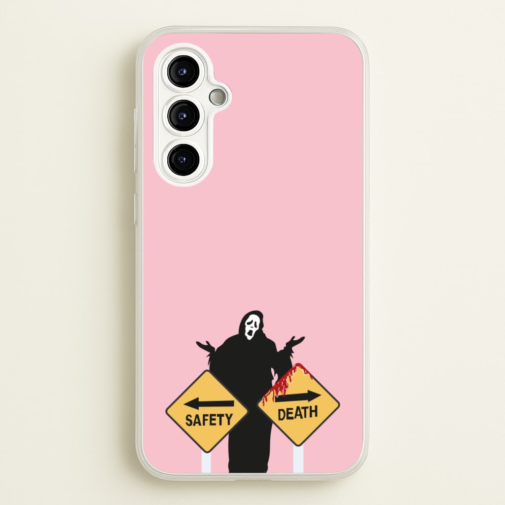 Safety Or Death - Scream - Scream Phone Case for Galaxy A54