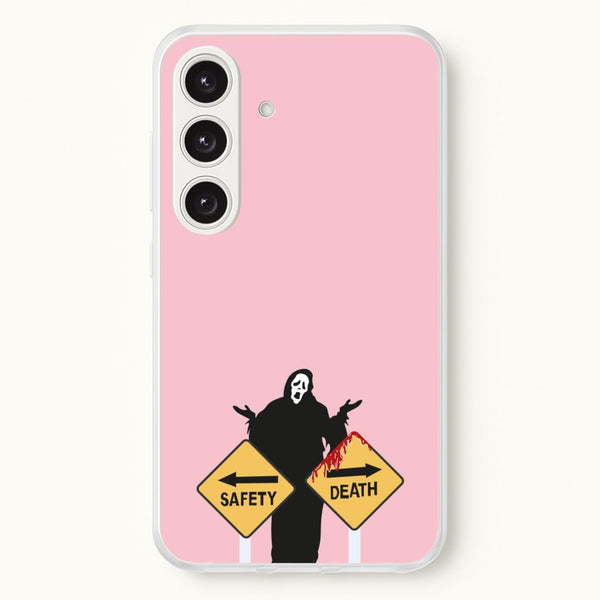 Safety Or Death - Scream - Scream Phone Case for Galaxy S24FE