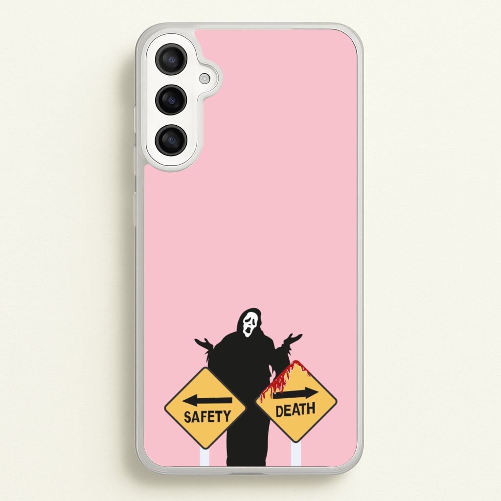 Safety Or Death - Scream - Scream Phone Case for Galaxy A34
