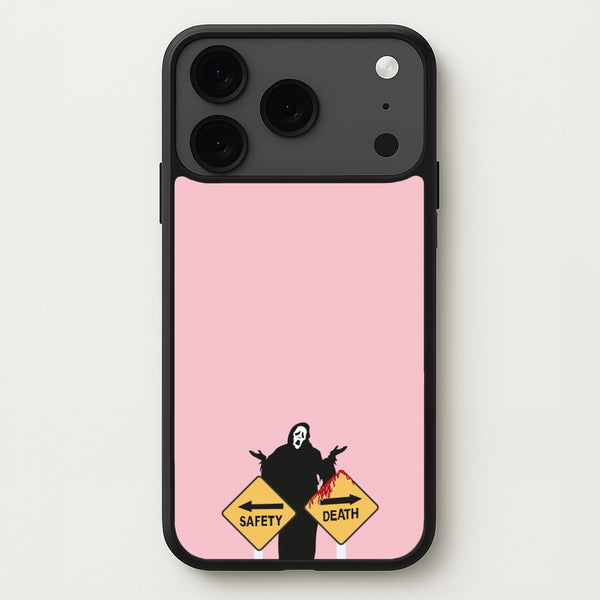 Safety Or Death - Scream Phone Case for iPhone 17 Pro Max