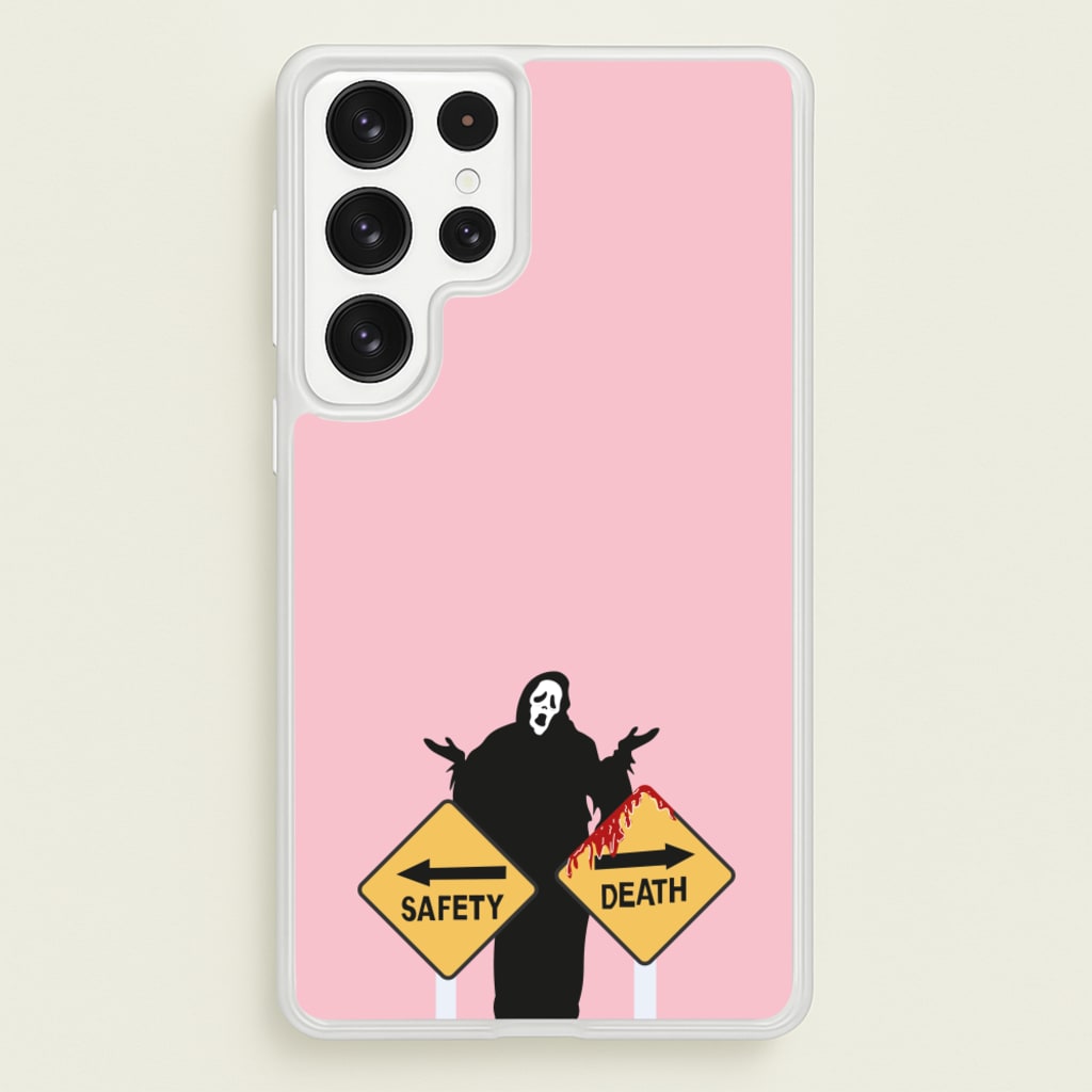 Safety Or Death - Scream - Scream Phone Case for Galaxy S22 Ultra