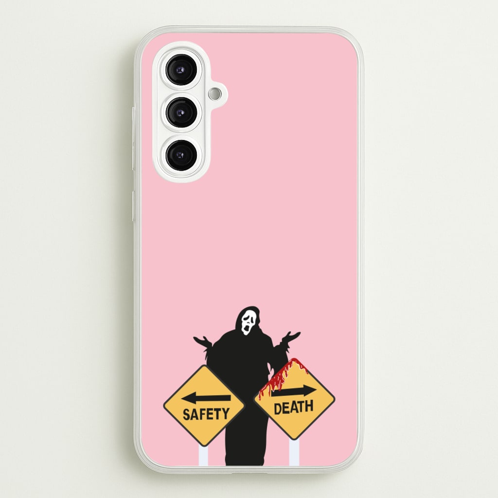 Safety Or Death - Scream - Scream Phone Case for Galaxy A16