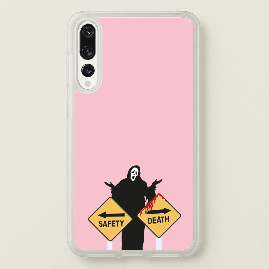 Safety Or Death - Scream - Scream Phone Case for Huawei P20 Pro