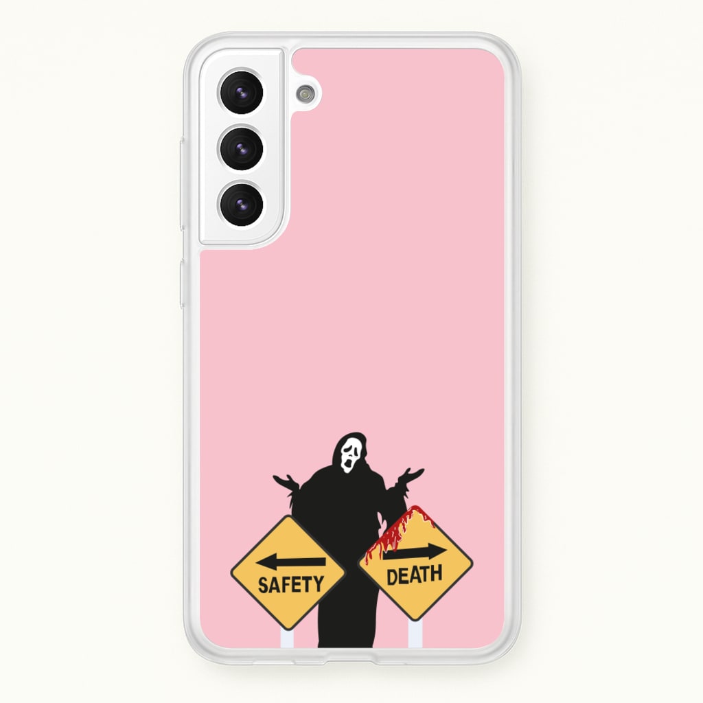 Safety Or Death - Scream - Scream Phone Case for Galaxy S21 Plus