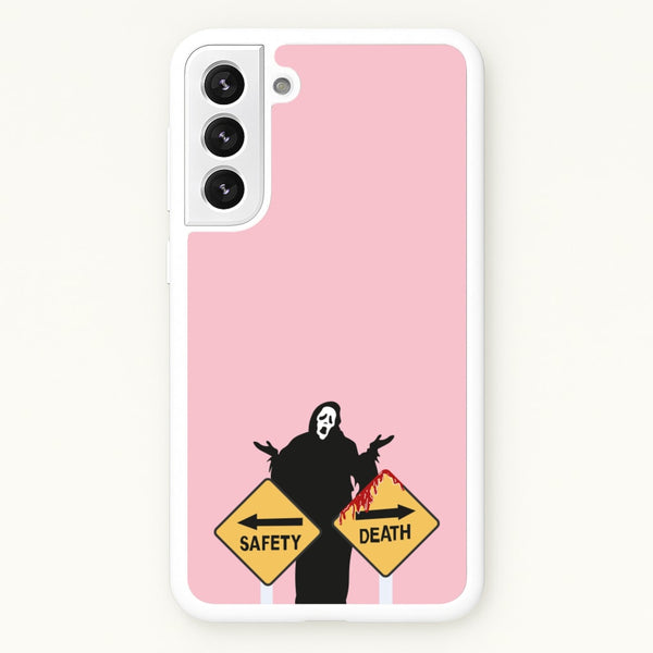 Safety Or Death - Scream - Scream Phone Case for Galaxy S22 Plus