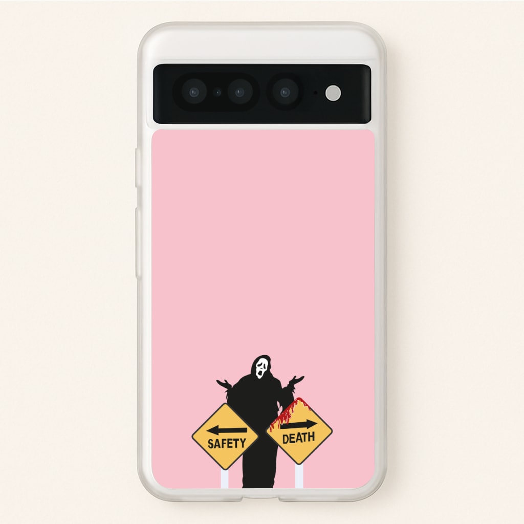 Safety Or Death - Scream - Scream Phone Case for Google Pixel 7 Pro