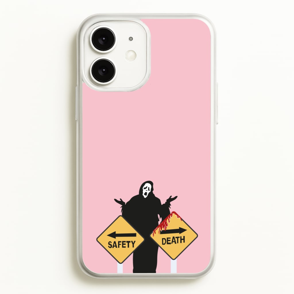 Safety Or Death - Scream - Scream Phone Case for iPhone 11